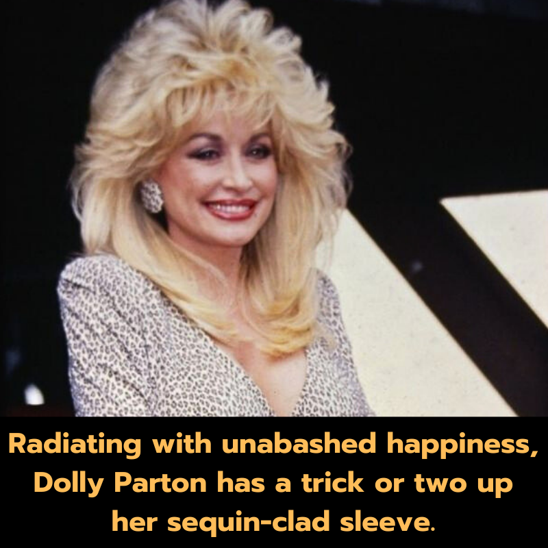 Radiating with unabashed happiness, Dolly Parton has a trick or two up her sequin-clad sleeve. So, what’s her secret for feeling more joy in life?