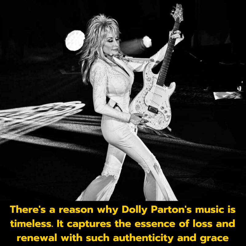 There’s a reason why Dolly Parton’s music is timeless. It captures the essence of loss and renewal with such authenticity and grace, reminding us that every ending is just a new beginning in disguise