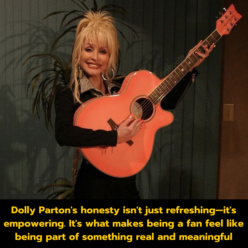 Dolly Parton’s honesty isn’t just refreshing—it’s empowering. It’s what makes being a fan feel like being part of something real and meaningful