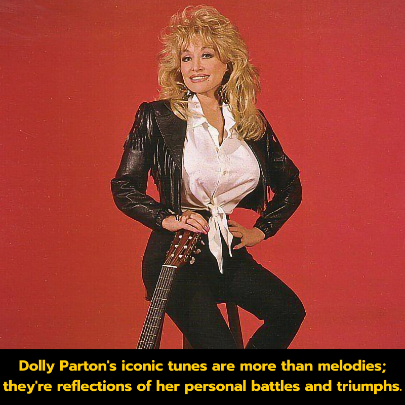 Dolly Parton’s iconic tunes are more than melodies; they’re reflections of her personal battles and triumphs.