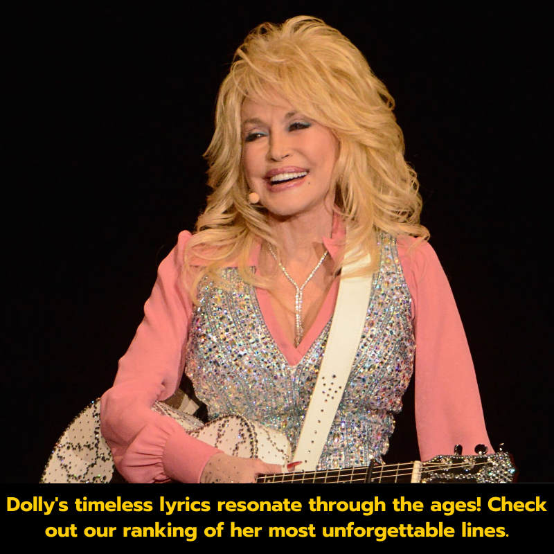 Dolly’s timeless lyrics resonate through the ages! Check out our ranking of her most unforgettable lines.