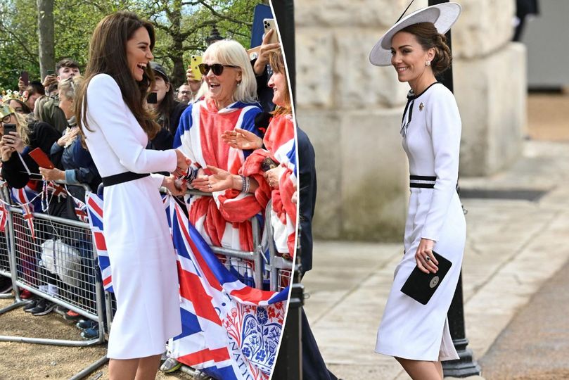 Kate Middleton’s Reused Dress Raises Eyebrows Among Fans at Trooping the Colour 2024