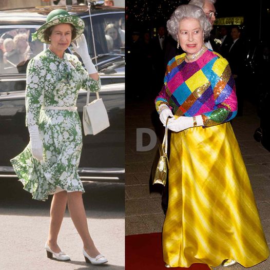 Queen Elizabeth’s Unforgettable Fashion Evolution: From Vibrant Frocks to Elaborate Ballgowns