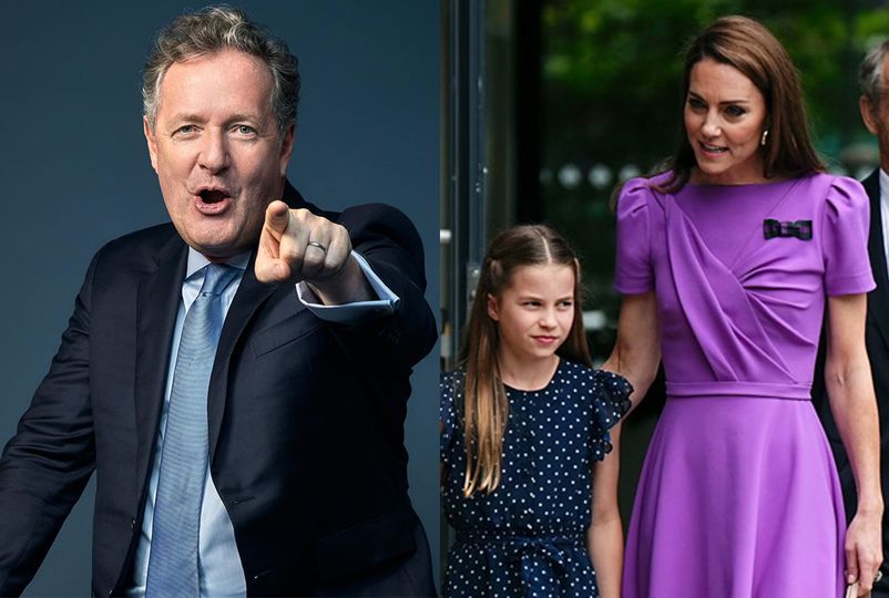 Piers Morgan’s Brief Reaction to Kate Middleton and Princess Charlotte at Wimbledon