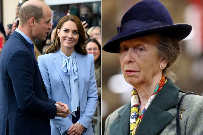 Unexpected Message from Prince William and Kate Middleton leaves Princess Anne surprised as she recovers from injury