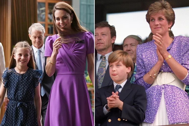 Comparing Royal Generations: Kate Middleton and Princess Charlotte Echo Princess Diana’s Iconic Moment with Prince William