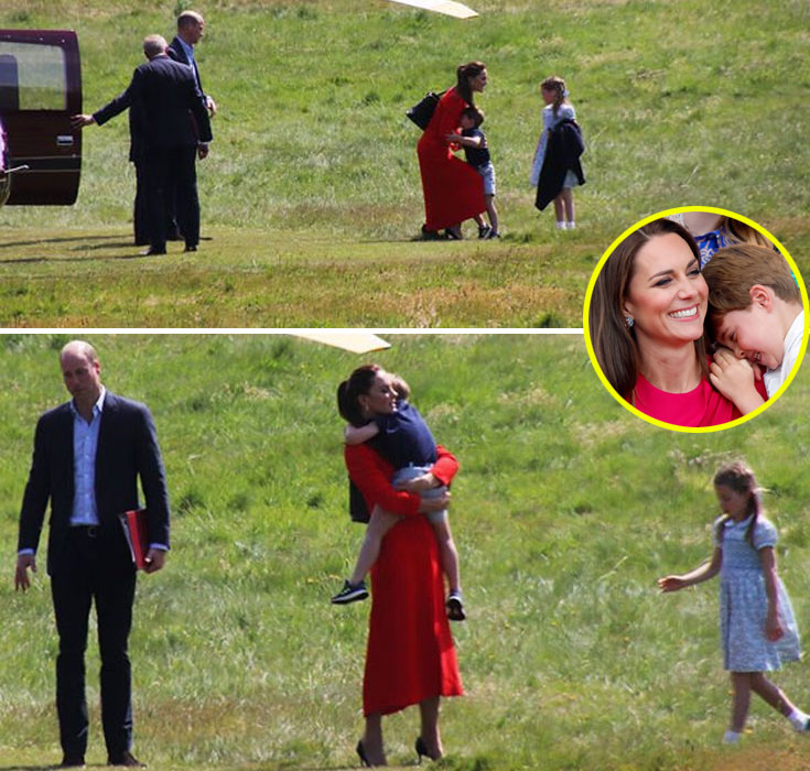 Reunited: Prince Louis’ Heartwarming Moment Running into His Mom’s Arms