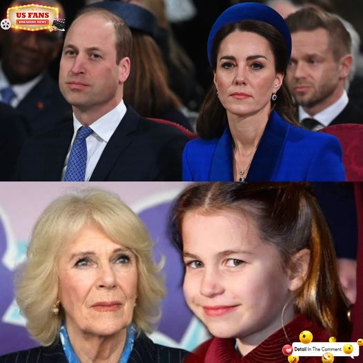 Prince William was stunned by Camilla’s rude reaction toward Charlotte, leading him to make a shocking decision about Camilla’s future if King Charles passes away!