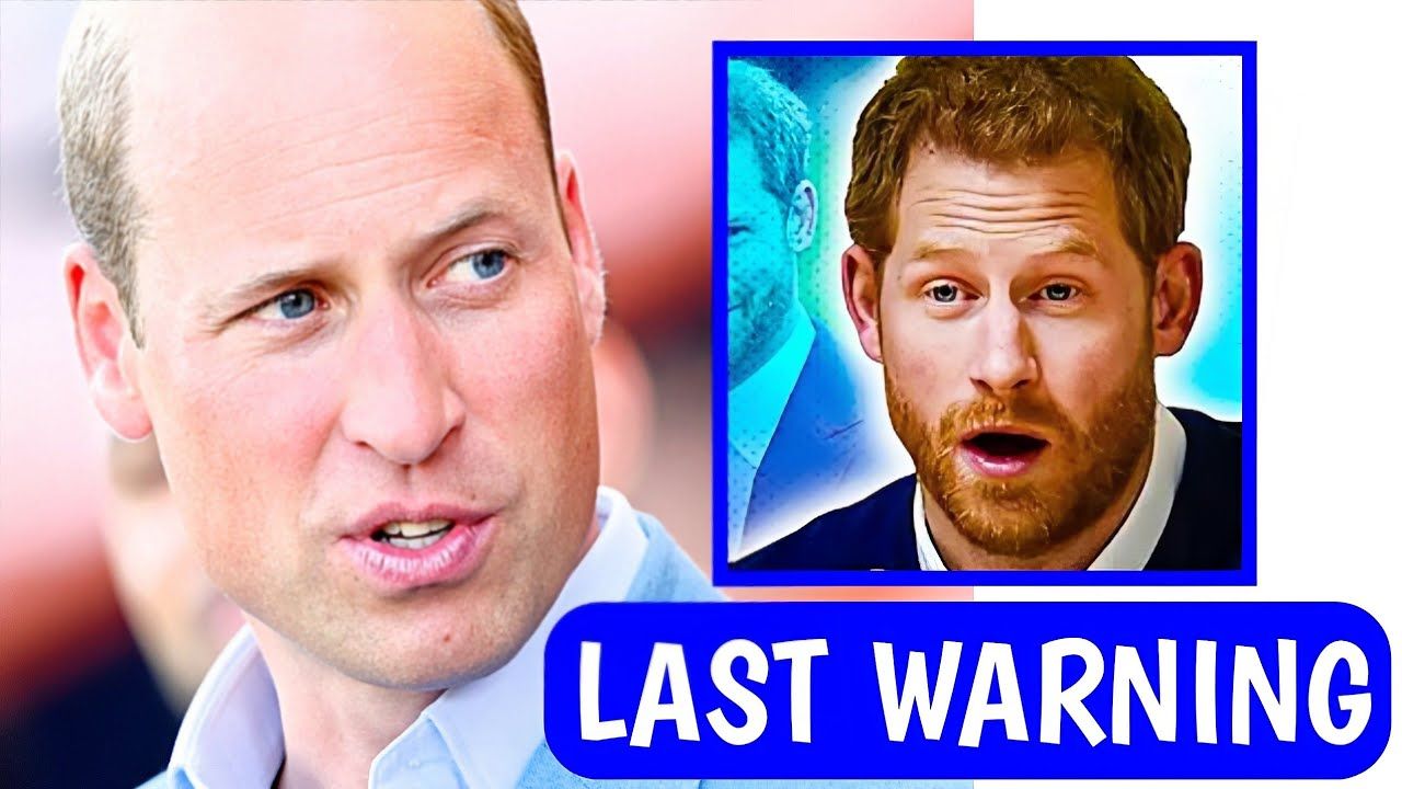 William Sends Harry a Final Warning to Respect Princess Catherine