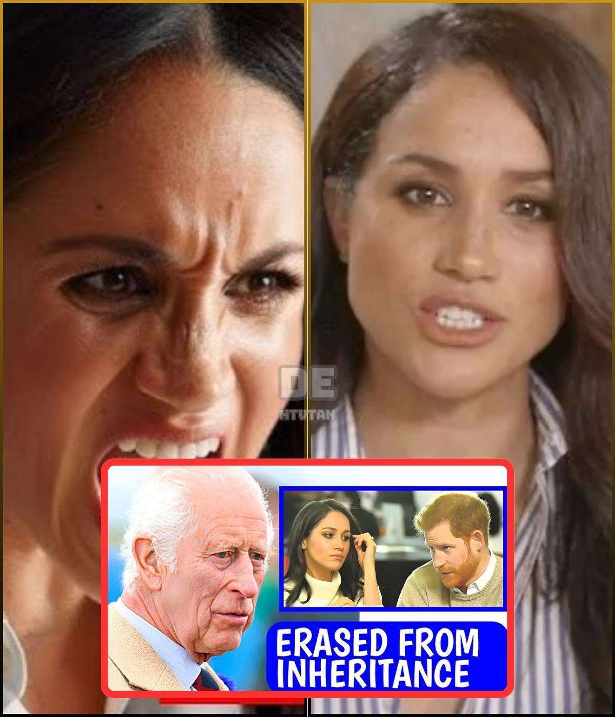 Meghan Prepared to Take Legal Action After Discovering King Charles Strips Her and Harry of Inheritance and Privileges