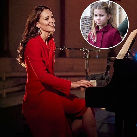 Kate Middleton reveals Princess Charlotte has inherited her musical talent and is learning to play the piano.