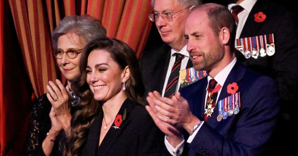 Princess Kate looks well at Festival of Remembrance as Queen Camilla forced to pull out