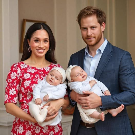 Congratulations to the royal family! Meghan Markle has welcomed twin sons, and alongside Harry, they returned to the palace to share their DNA test results, with the little princes receiving the titles of..