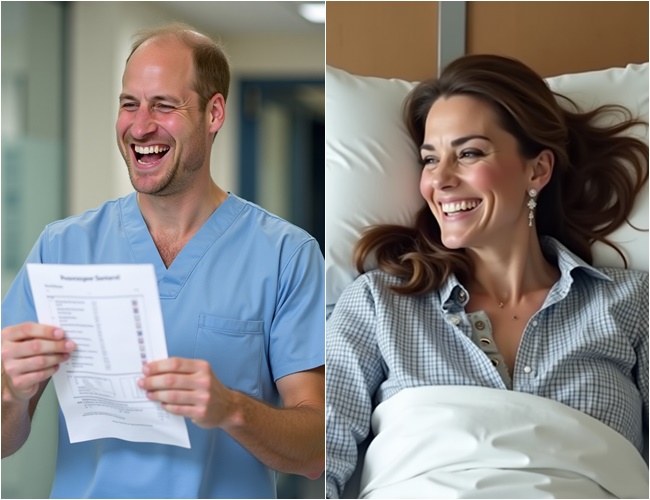 Prince William jumped for joy as he held the test results for the type of cancer Kate had been diagnosed with. Turning to her, he said, “Let’s go home, my love. This illness is hereditary from